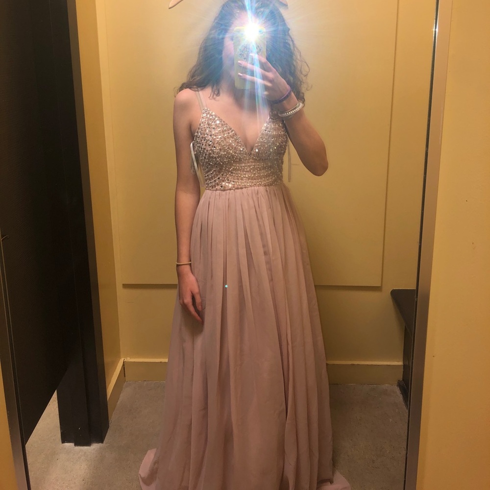 Blush pink prom dress. Brand new!